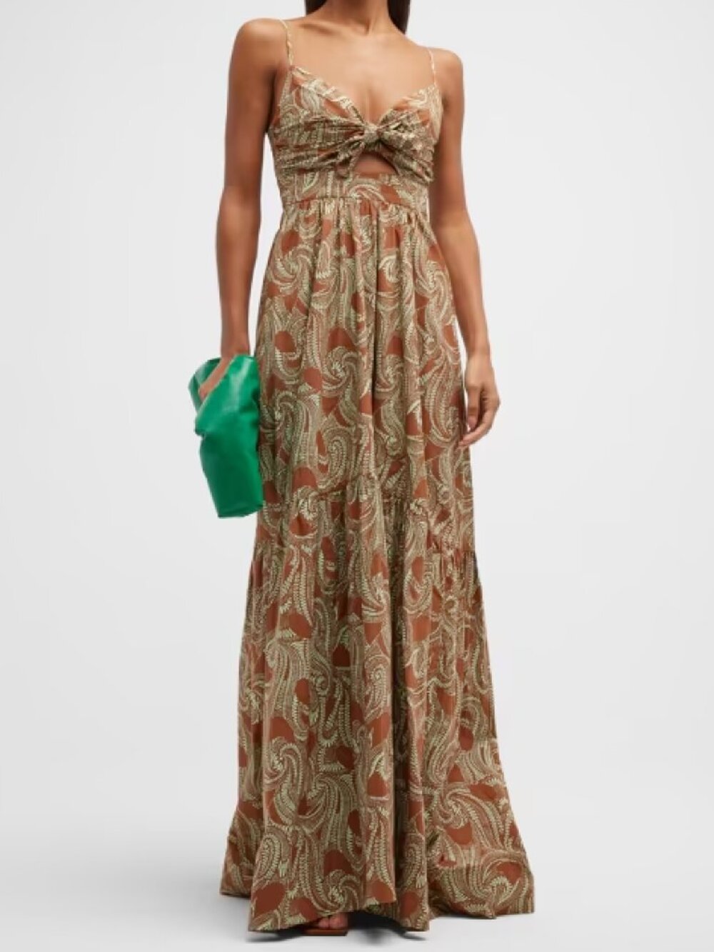 ALC Laura Cotton Poplin Maxi Dress - Picture 1 of 8